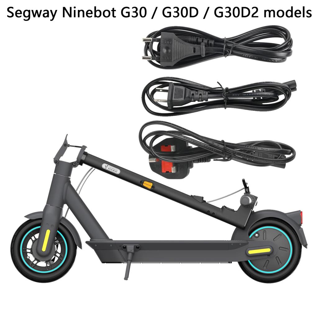 Oplaadkabel voor Segway Ninebot MAX Elektrische Scooter G2/G30/G30P/P65/P100S