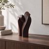 Abstract Twisted Decorative Sculpture Contemporary for Entryway, Reception Area