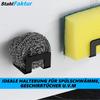 StahlFaktur Rustfritt stål Svampholder Kjøkken Veggkrok Organizer Selvklebende