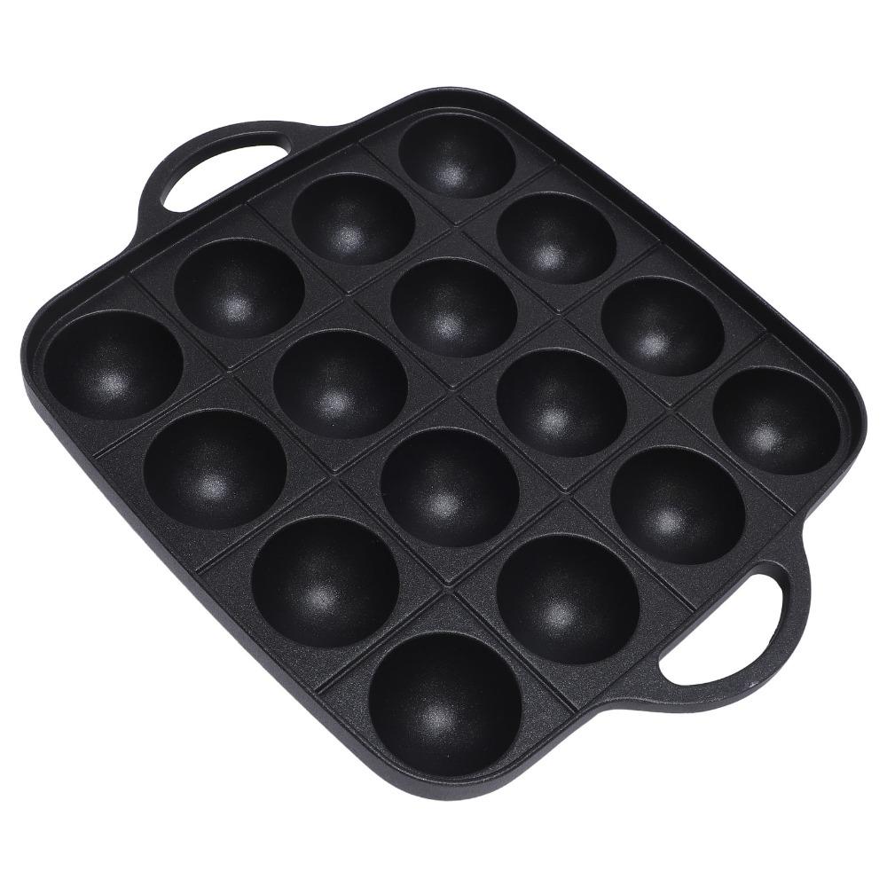 Black Takoyaki Grill Pan Nonstick 16-Hole Cooking Pan Takoyaki Pan  Homemade Japanese Snacks