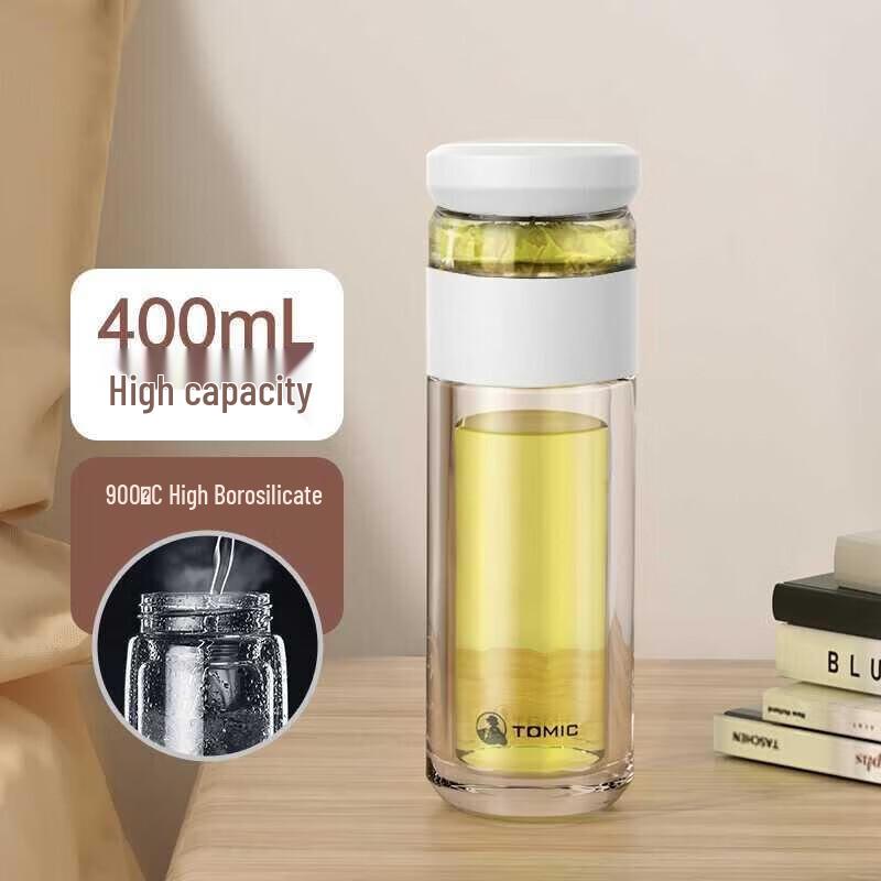 Temake Double-Walled Tea Infuser Glass Cup