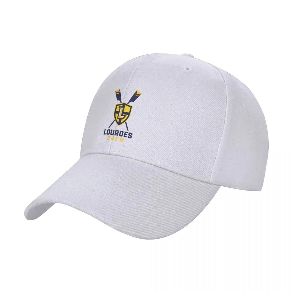 Lourdes Crew Double Oars and Shield Baseball Cap Sun Cap Golf Wear Luxury Women Cap Unisexs Big Size Hat Unisexs Caps Womens