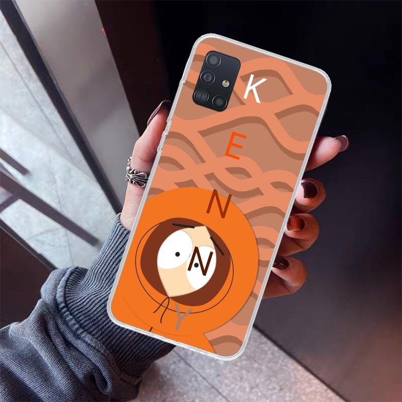 Cartoon S-South P-Parkes Phone Case For Samsung Galaxy A52 A51 A50S A32 A22 A12 A02S A72 A71 A31 A70 A30S Note 20 Ultra 10 Plus