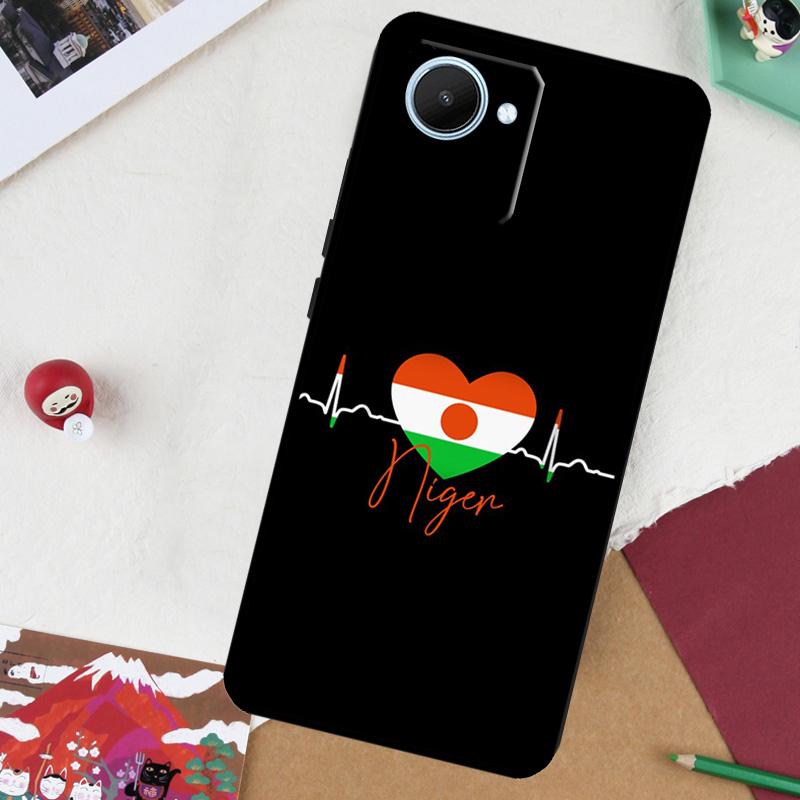 

Niger Flag For Realme GT 7 Pro GT 6 5 6T 10 11 12 13 14 Pro Plus C61 C53 C51 C21Y C25S C75 C55 C67 Case Realme C61