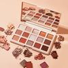 Pudaier Glitter Pearl Powder Student Makeup 15 Color Matte Wild Earth Color Eyeshadow Palette