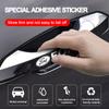 4Pcs Car Door Handle 3D Sticker Tire Rear View Mirror Decals For Ford Focus Mk2 Mk3 Fiesta Ranger Mondeo S-MAX Kuga Mustang
