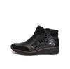 Rieker 53782-00 Ankle Boots, Black