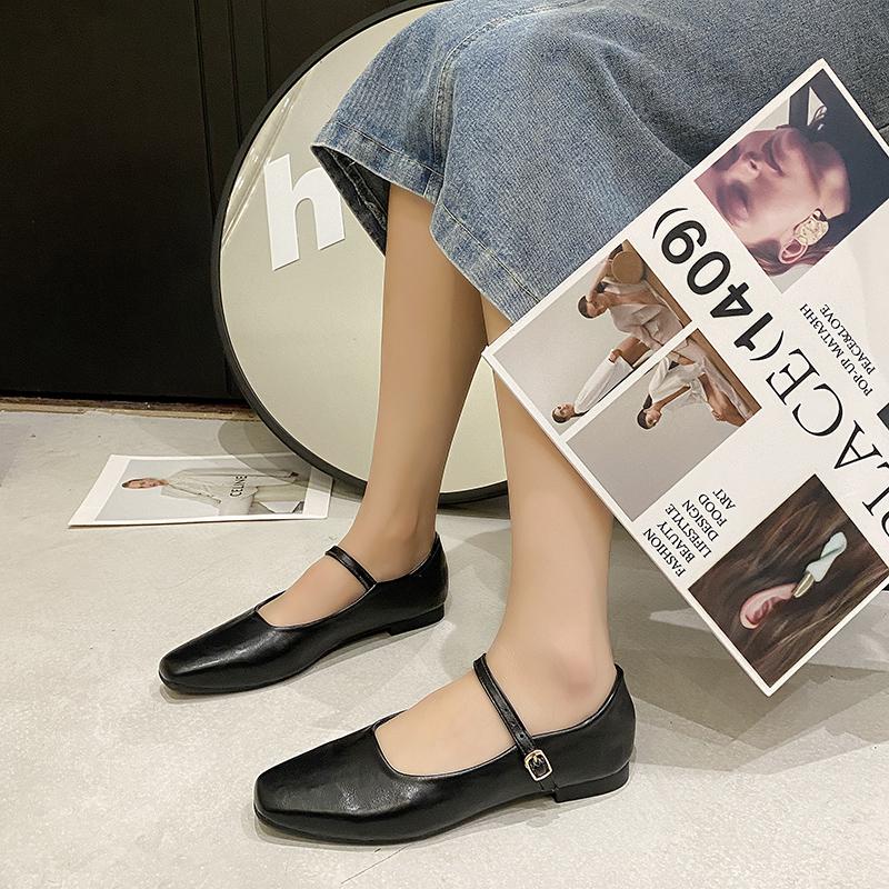 2024 Лето Новые Женские Босоножки На Низком Каблуке Модные Элегантные Туфли Мэри Джейн — фото 3