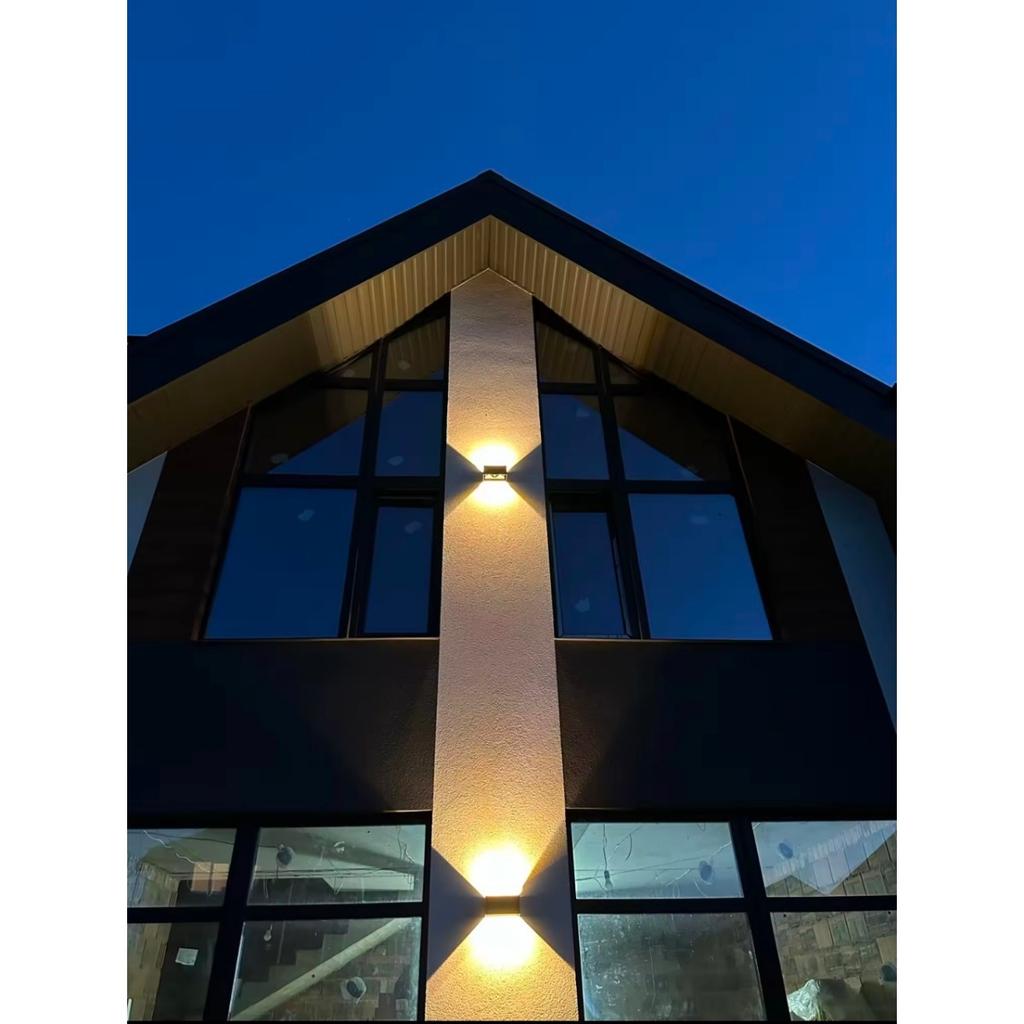 HOMZY Nordic Modern Wall Light 12W 24W IP65 Waterproof LED Lamps Indoor Outdoor Wall Sconce Living Room Porch Bedroom Wall Lamp