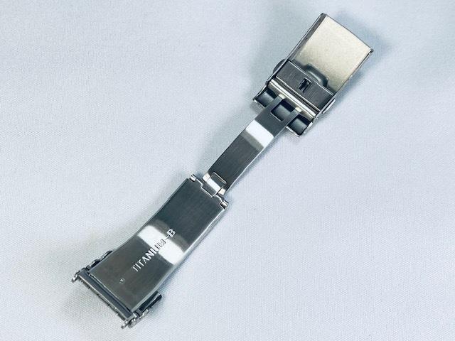 SEIKO Prospex Landmaster Buckle 18mm Titanium and Via D1H3DG-BK00 (SBDW005/ 5M65-0A20 Others) (Ships Nekoposu)