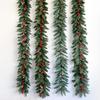 Christmas Encryption 2.7m Flocked Vine Door Hanging Decoration