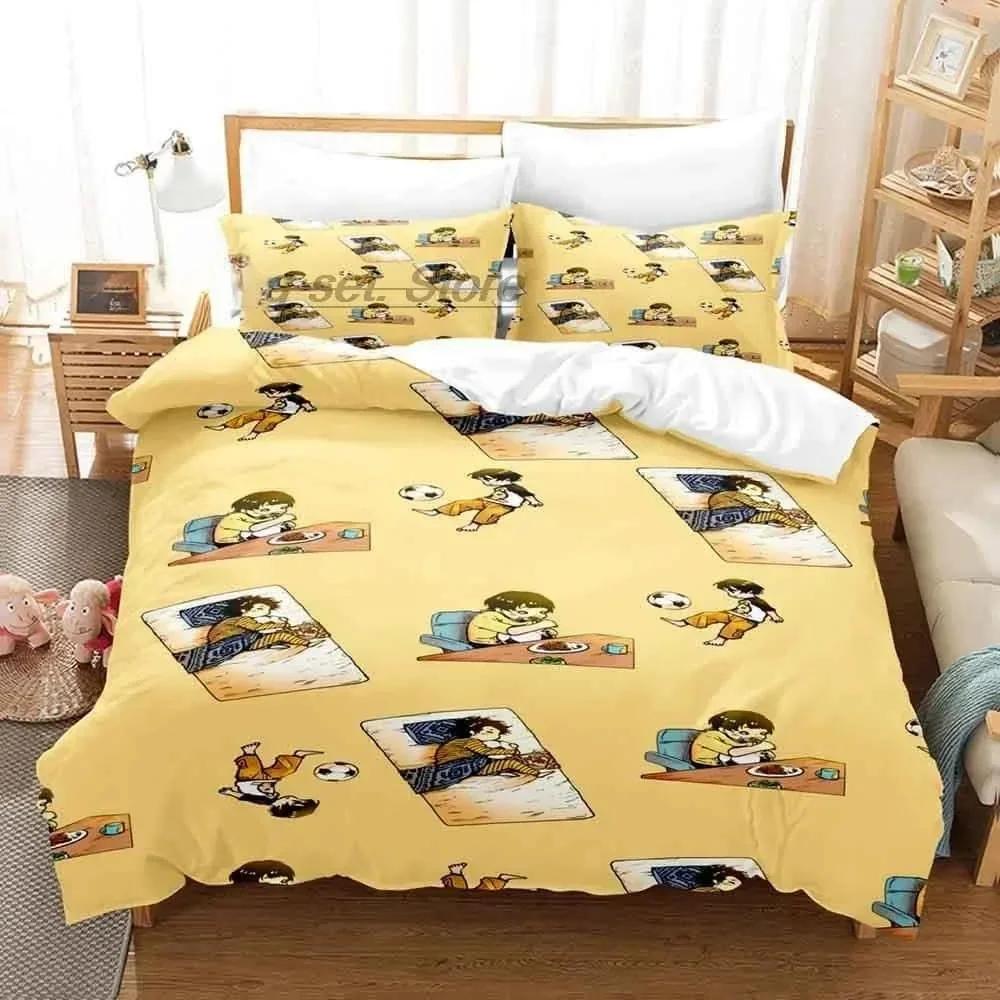 3D Gedrucktes Anime BLUE LOCK Bachira Bettwäsche-Set Bettbezug Kissenbezug Bettwäsche-Set Bettwäsche Laken Steppdecke Full Queen King Size