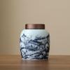 Zhinianhua Persimmon Ceramic Mini Tea Caddy Set