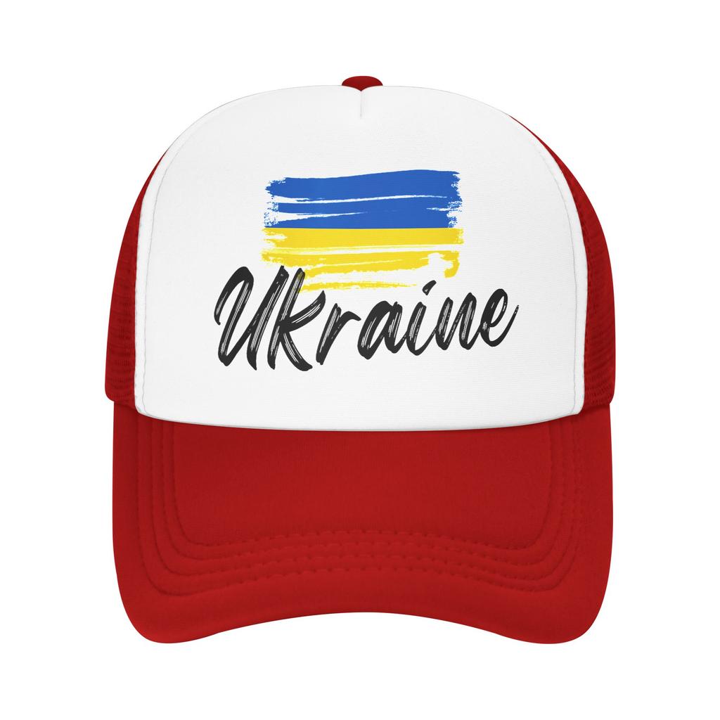 Ukraine Flag Ukrainian Mesh Baseball Caps Unisex Women HipHop Trucker Worker Cap Hat Adjustable Summer Trucker Cap