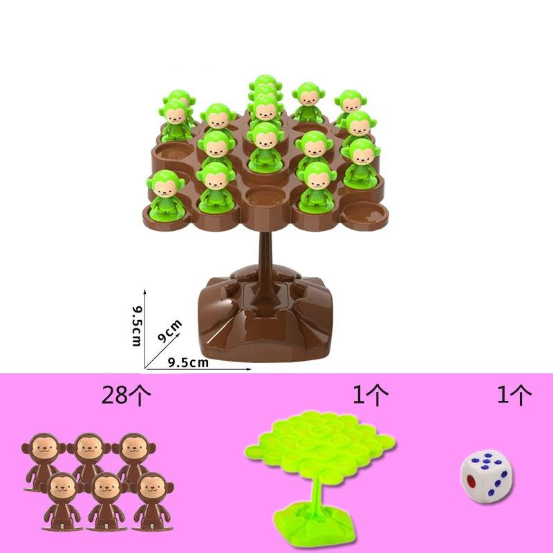 Non-Toxic Creative Balancing Tree Toy Digital Monkey Balance Scale Educational Number Board Game Kids Learning Toys Montessori Math Toy