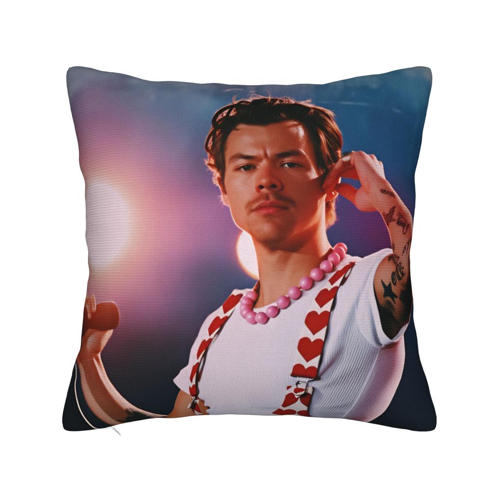 Singer H-Harrys S-Styles  Pillow Cover  Custom Cushion Cover Kawaii Pillow Case For Chair Sofa Home Decor