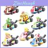 Super Mario Kart Træk-tilbage Bil Sæt Med Prinsesse Luigi Og Bowser Figurer Til Børn