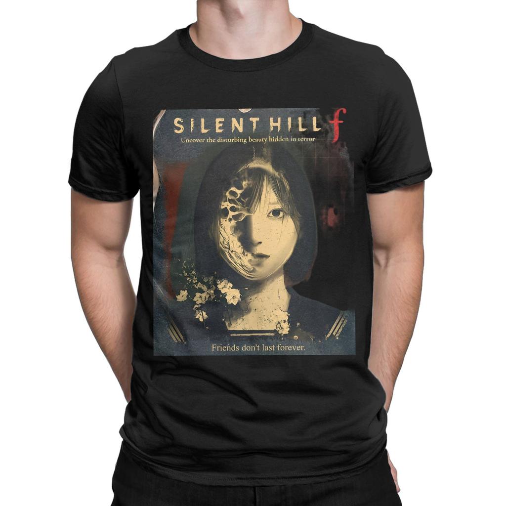 Oversized T Shirt Hinako Shimizu  Silent Hill F 100 Cotton T-Shirts  Leisure Tshirt for Men's Summer Y2K Fun Short Sleeve Tops