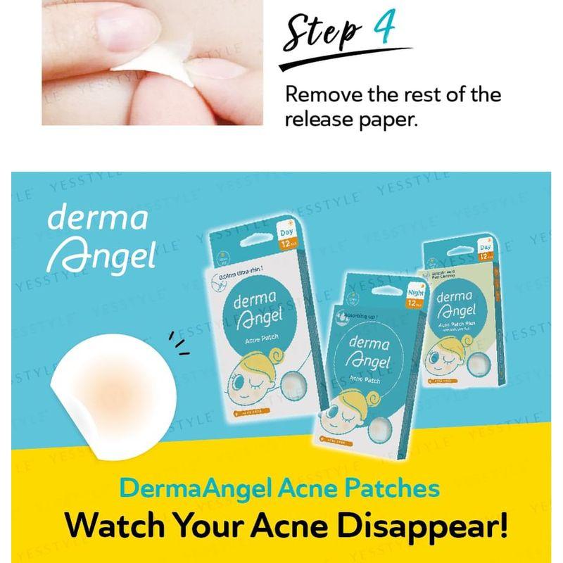 DermaAngel - Denní náplasti na akné s kyselinou salicylovou Plus 24 ks