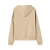 Women's Fashion Casual Long Sleeve Solid Color Hooded Sweatshirt Tops