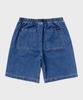 Geulamichi Loose Denim Shorts Mid Indigo