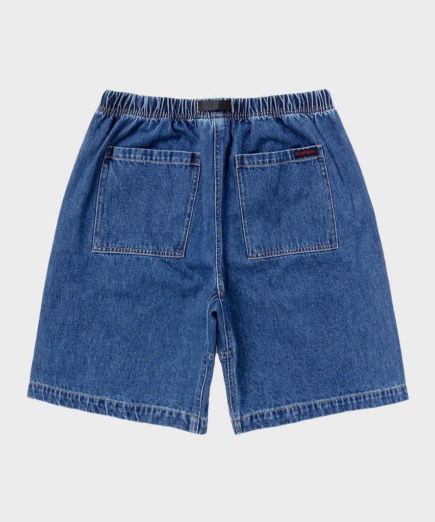 Geulamichi Loose Denim Shorts Mid Indigo