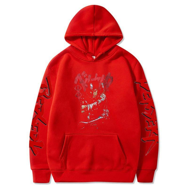 Griffith Berserk Anime Hoodie Unisex Casual Long Sleeve Pullover Sweatshirt With Printed Design