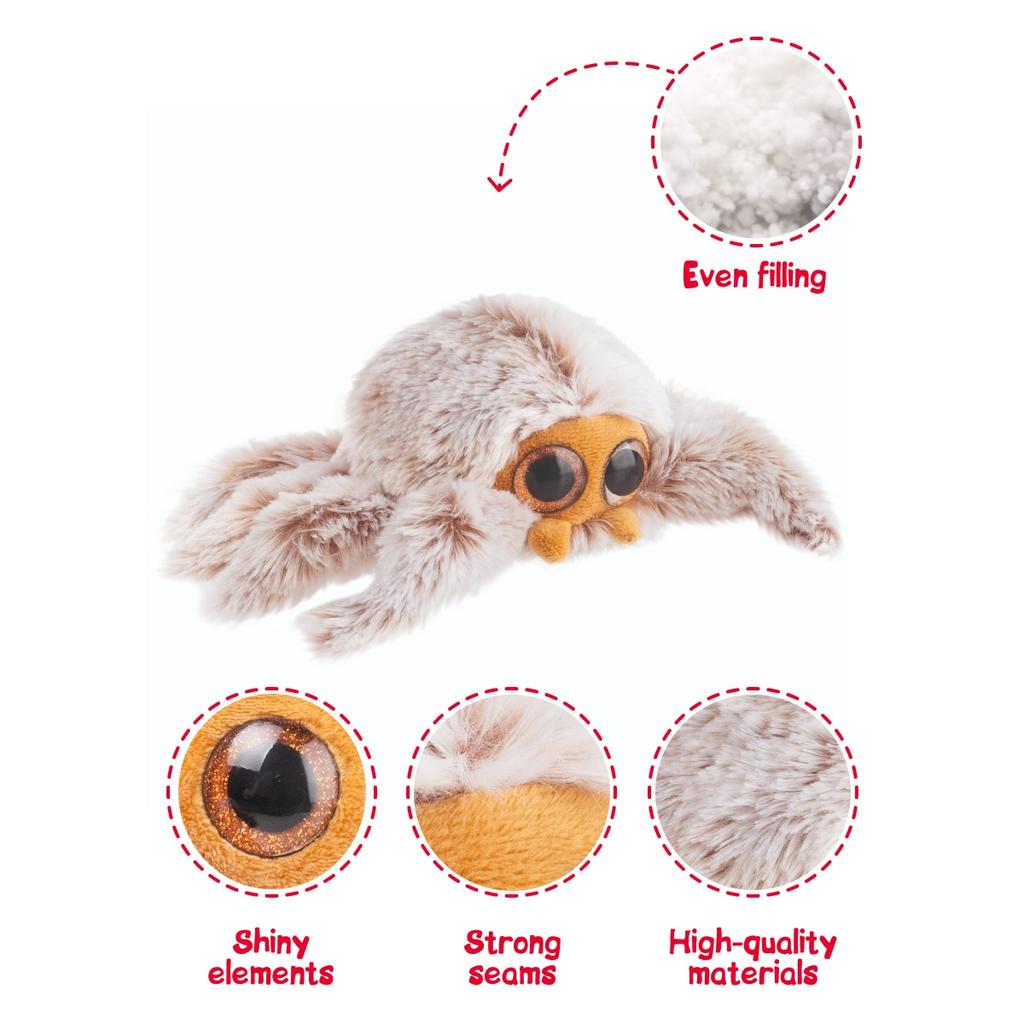  Soft Plush Spider Hanging Toy 23 cm Cute Gift for Kids and Adults