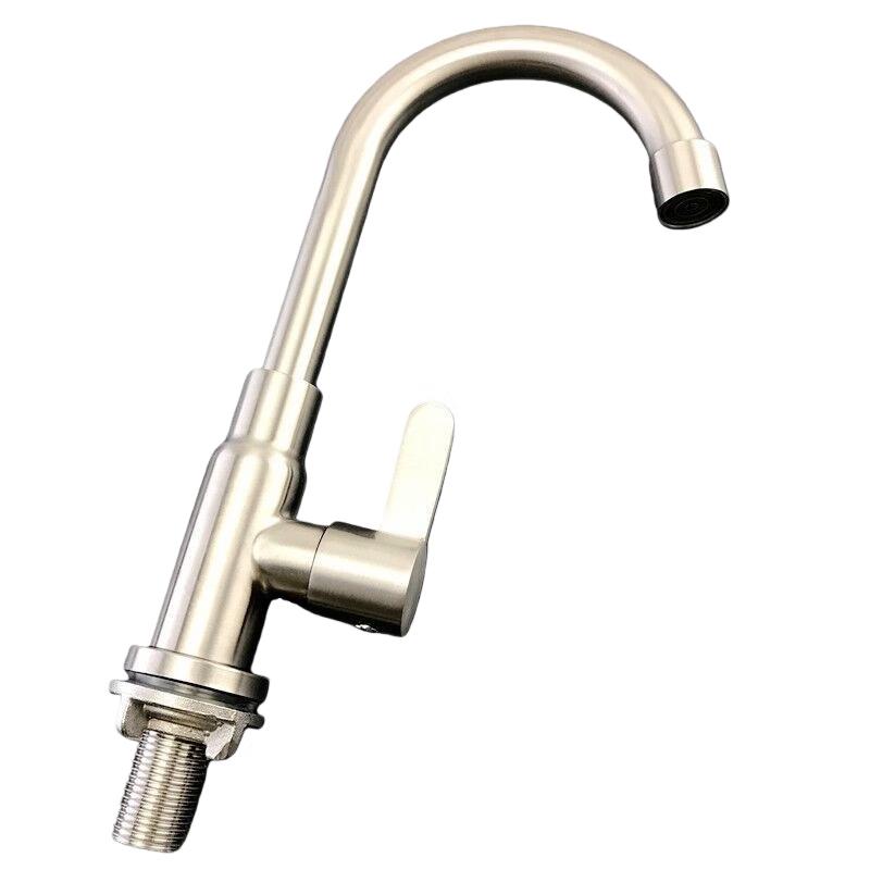 MINXI Stainless Steel Single Cold Flexible Faucet