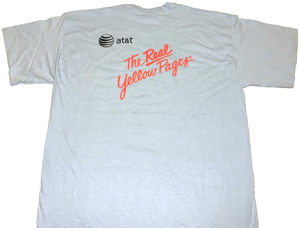 Rare! Vintage 2000s AT&T ATT The Real Yellow Pages Phone Book T-Shirt New! XL Unisex T-Shirt
