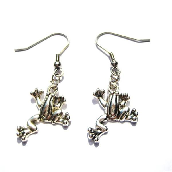 

Серьги-лягушки Ювелирные изделия в виде древесных лягушек Ювелирные изделия Froggy