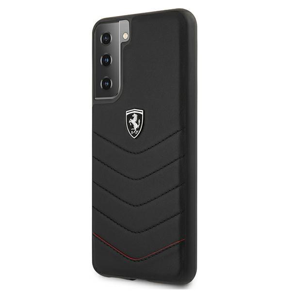 Ferrari Fehquhcs21Mbk S21+ G996Czarny/Black Hardcase Off Track Quilted