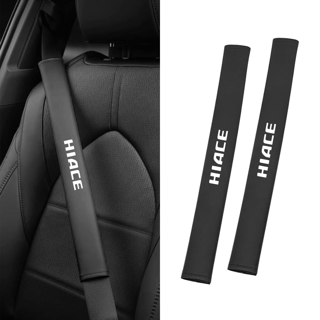 

Hiace Exclusive Seat Belt Cover, HIACE Exclusive Logo, 15.7 inches (40 cm) Length, Seat Hiace exclusive чёрный