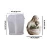 Reusable Silicone Mold Mother Child Planter Design Easy Releasing Moulds for Resin Art Concrete Crafting Projects
