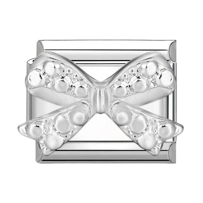 Y2K Heart Bow Knot Star Moon Butterfly Zircon Daisy Cross Italian Charm Links Fit 9mm Stainless Steel Bracelet DIY Making Gifts