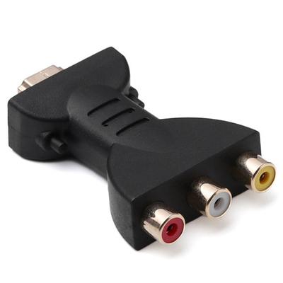 Male zu 3 Composite AV Audio RCA Female Video-Adapter-Konverter für TV