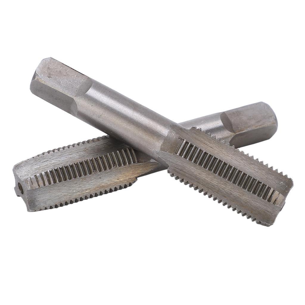 2Pcs Straight Flute Tap High Speed Steel Metric Hand Flute Tap Standard Screw Tapping ToolM14x1.5