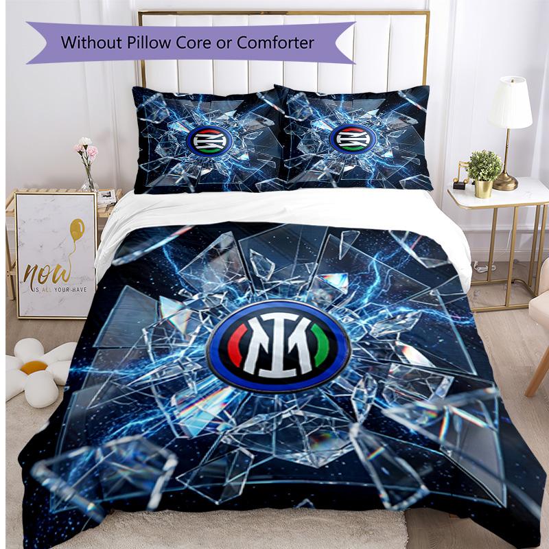 Borussia Dortmund Pattern Printed 3PCS Bedding Set Soft Skin-Friendly Washable Duvet Cover & Pillowcases Set All Season Bedroom
