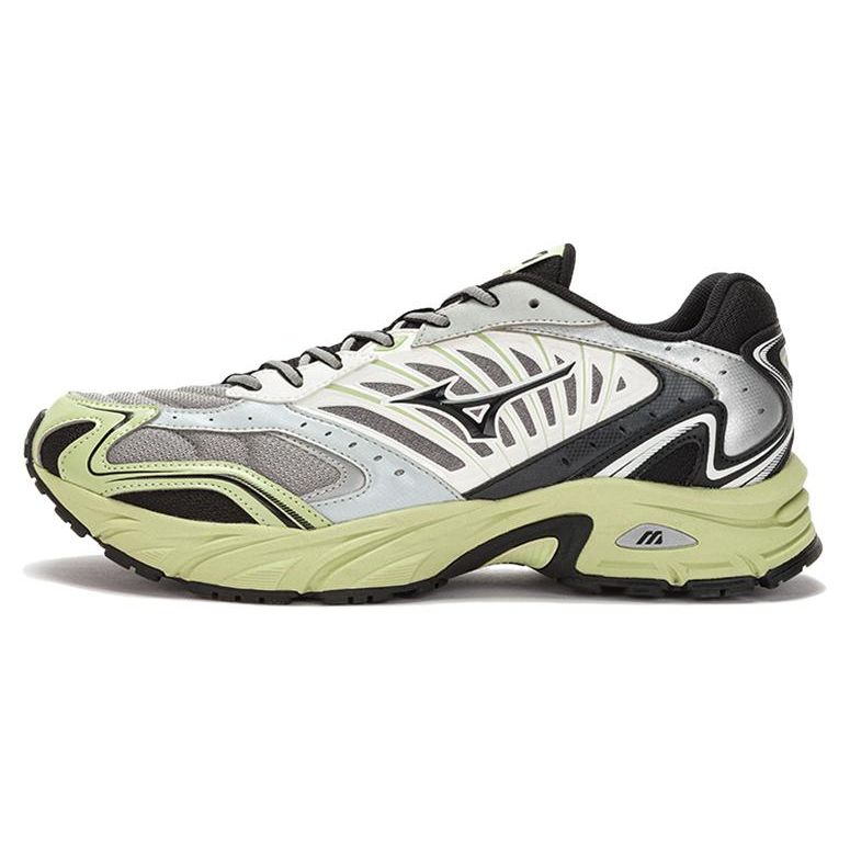 Mizuno Fiyi 2K Retro Thick Sole Durable Low Top Casual Running Shoes Unisex Sneakers Green Black White D1GH223711