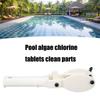 Chlor-Tablettenhalter Weißer Spender für 3-Zoll-Tabletten Poolreinigung Zubehör Tablettenbefestigungsstange für Schwimmbäder