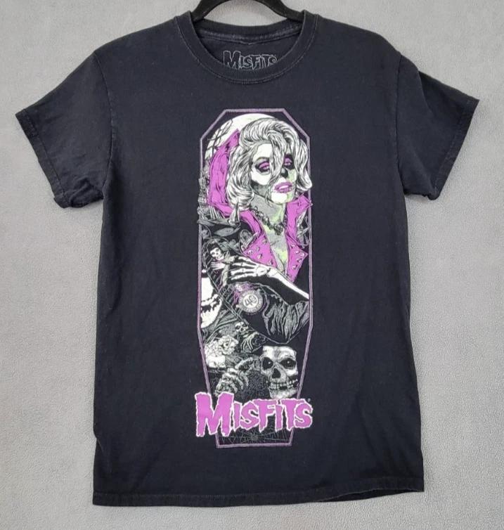 Misfits T-Shirt Unisex M Halloween Graphic Band Black Goth Horror Punk Rock 3XL