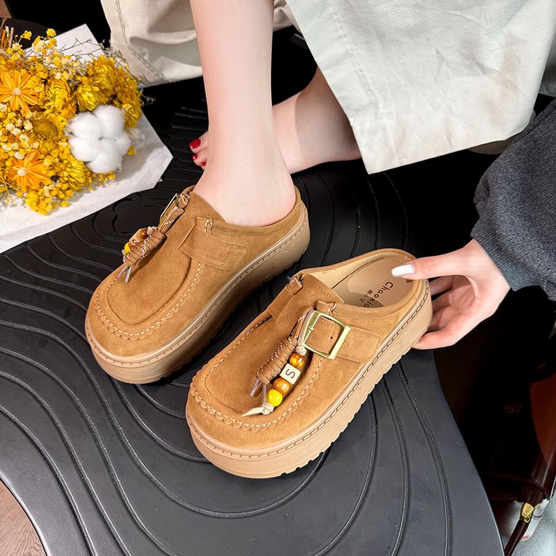 Fashion Girls Flats Spring Fall Shallow Lazy Loafers Shoes for Kids Girl Comfortable Soft Suede Sneaker Casual School Shoes