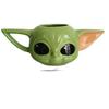 3D Creative Star Wars Cartoon Ceramic Mug - Green Funny Expression