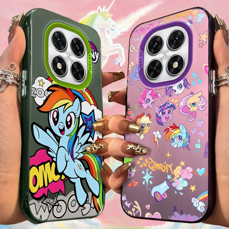 My Little P-Pony Case for Xiaomi Redmi Note 14 13 12 10 Pro Plus 11S 14C 13C 12C 9C 11S K70 K60 A2 A1 Turbo 4 Acrylic Hard Cover