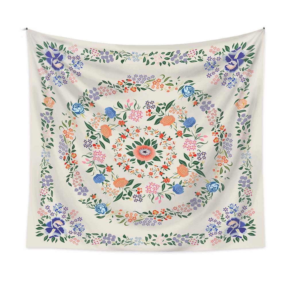 Bohemian Mandala Tapestry Home Living Room Decoration Wall Hanging Tapestry Hippie Flowers Bedroom Dorm Decor Tapestries