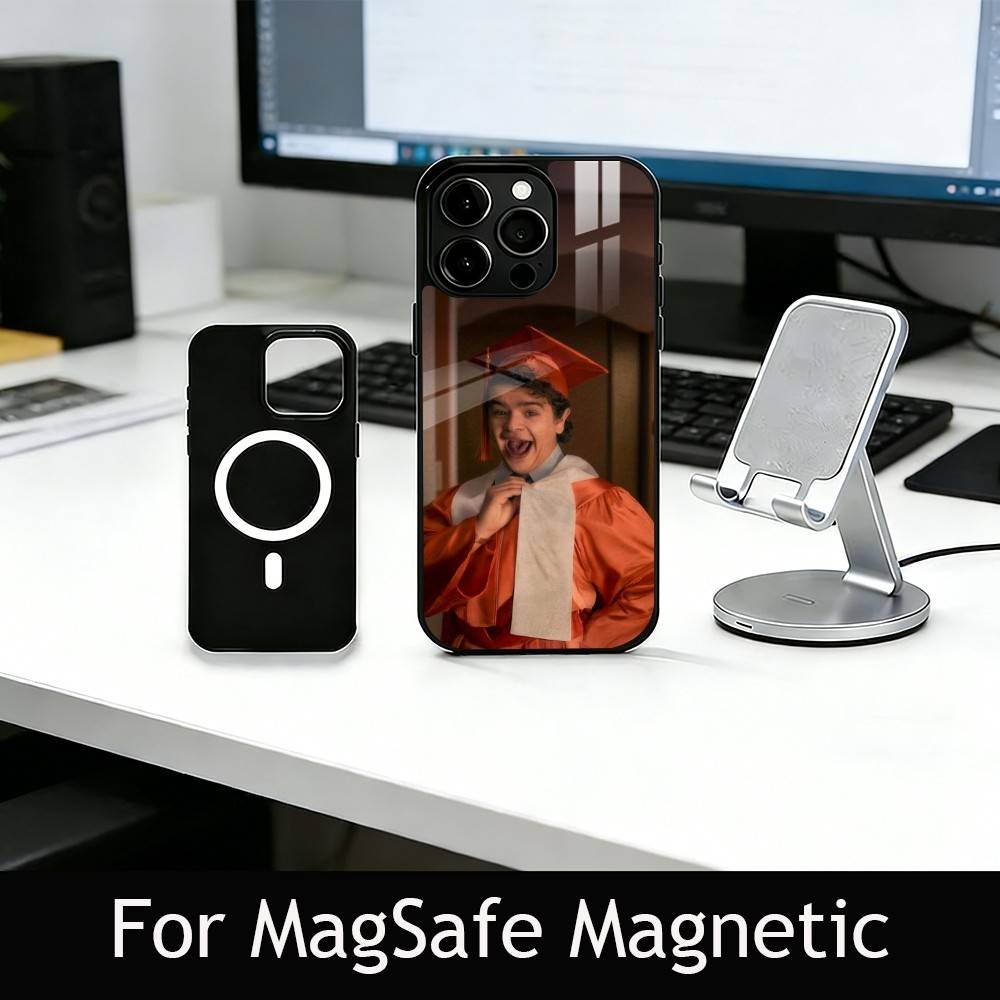 G-Gaten M-M  Actor Phone Case For iPhone17,16,15,14,13,12,11 Plus,Pro Magnetic For Magsafe Wireless Charging