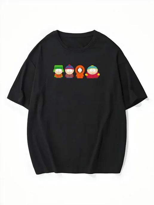 Oversized T-shirt with a “South Park” print 2XL