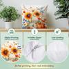 1pcs Autumn Pumpkin Sunflower Cushions Pillowcase Polyester Cushion Cover Throw Pillow Pillowcover Home Car Sofa Decor