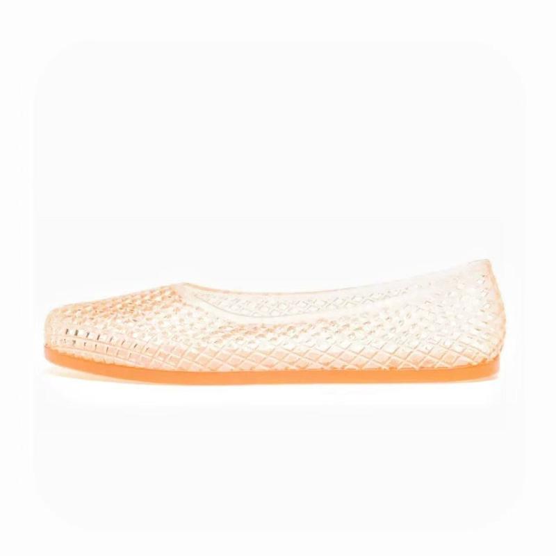 2026 Sommer Neue Damen Sandalen Einfache Vielseitige Damen Jelly Schuhe Komfort Rutschfest Damen Hohl Flach Strandschuhe Sandalias