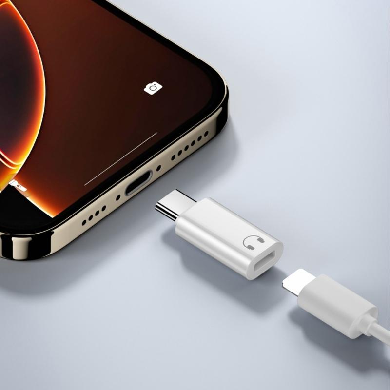 Durability  To USB C Adapter  Female To USB C Male Adapter Compatible for Phone 15/16 Plugs and Play
